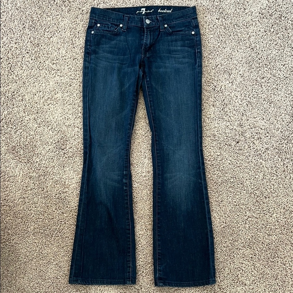 7 for all man kind  Jeans Women's Boot Cut Jeans - Dark Blue